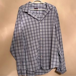 UNTUCK IT MENS PLAID BUTTON UP